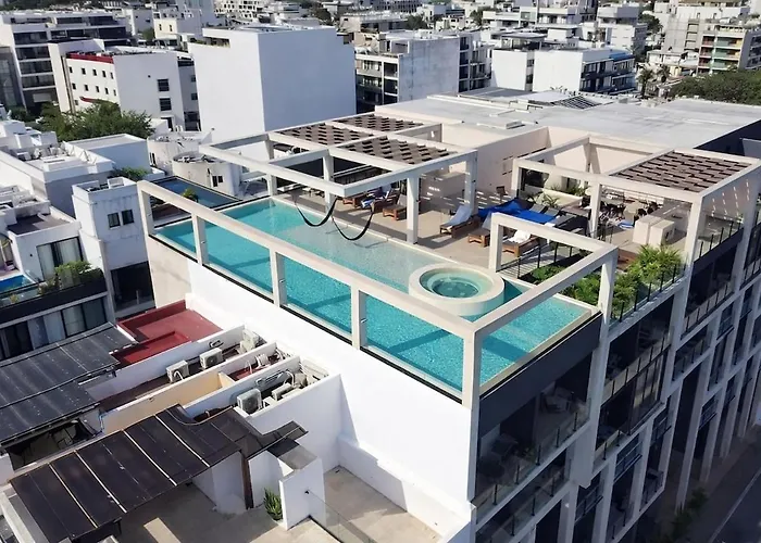 Apartamento Luxury For 4 Rooftop Pool Near 5th Ave Playa De Carmen Playa del Carmen
