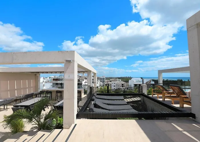 Luxury For 4 Rooftop Pool Near 5th Ave Playa De Carmen * Playa del Carmen