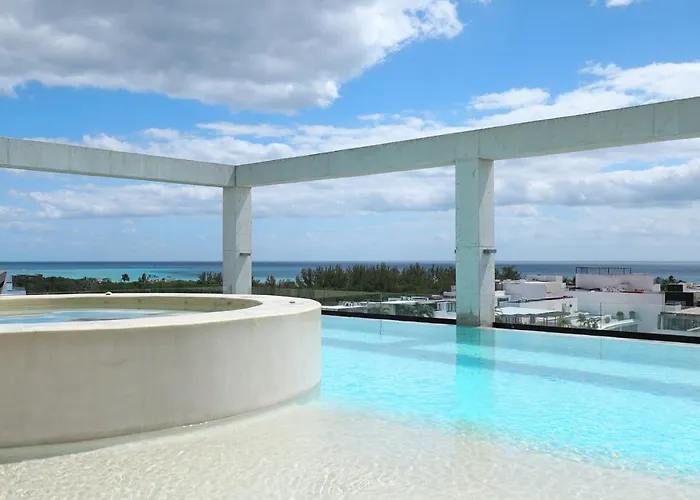 Luxury For 4 Rooftop Pool Near 5th Ave Playa De Carmen Apartamento Playa del Carmen