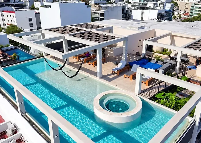 Luxury For 4 Rooftop Pool Near 5th Ave Playa De Carmen Playa del Carmen