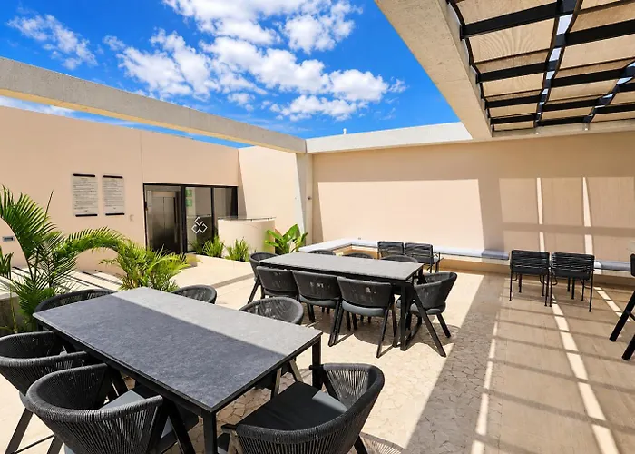 Apartamento Luxury For 4 Rooftop Pool Near 5th Ave Playa De Carmen *
