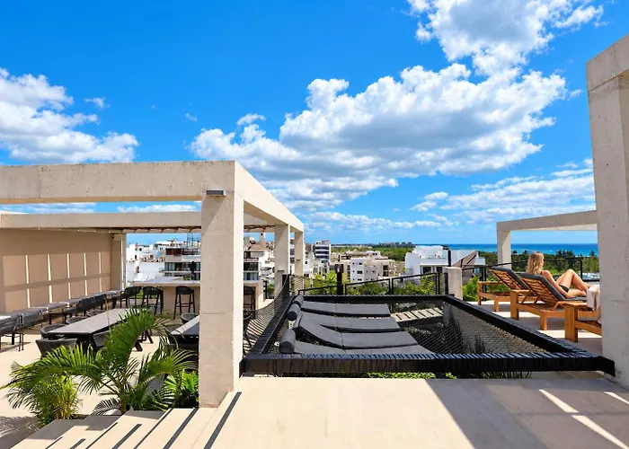 Luxury For 4 Rooftop Pool Near 5th Ave Playa De Carmen Apartamento Playa del Carmen