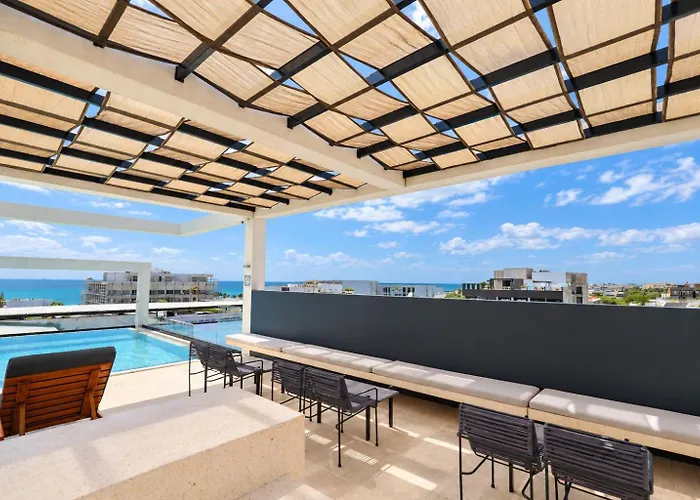 Apartamento Luxury For 4 Rooftop Pool Near 5th Ave Playa De Carmen